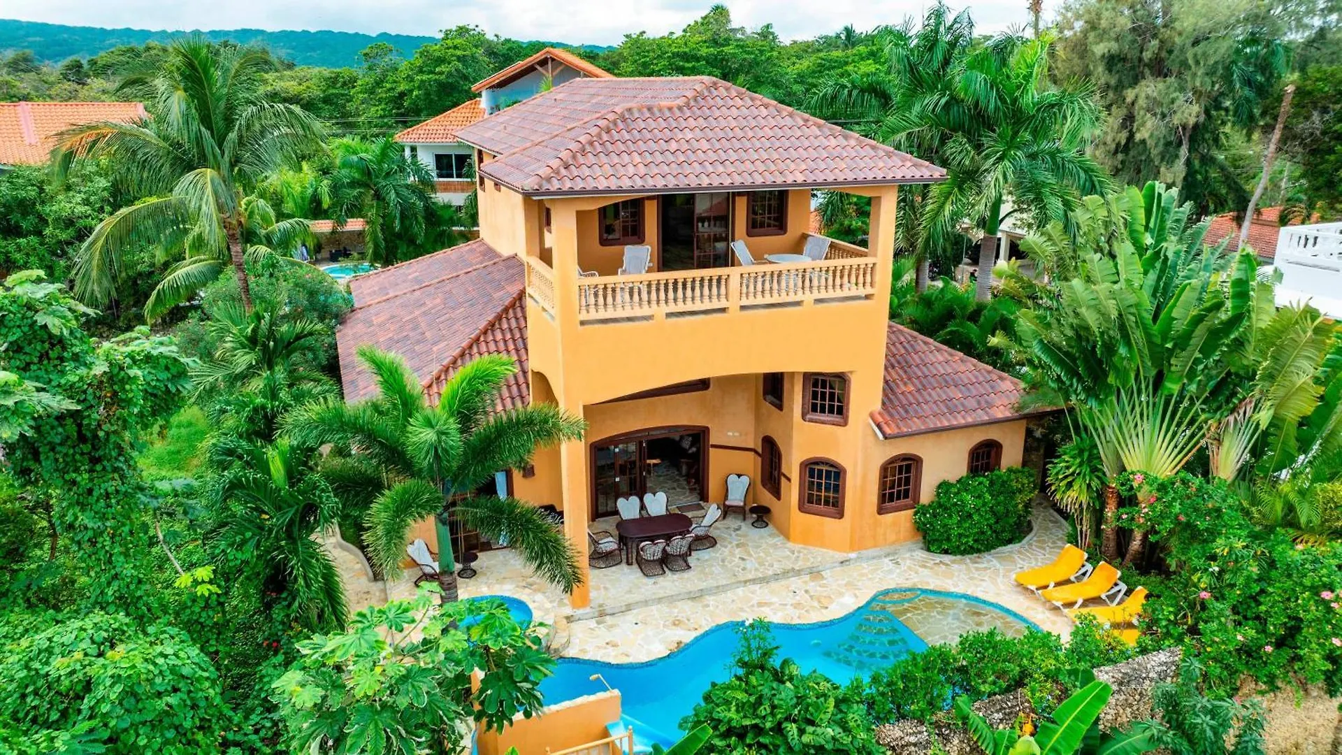 Cabarete Oceanview Villa Pool Oasis Beach Access Cafemba