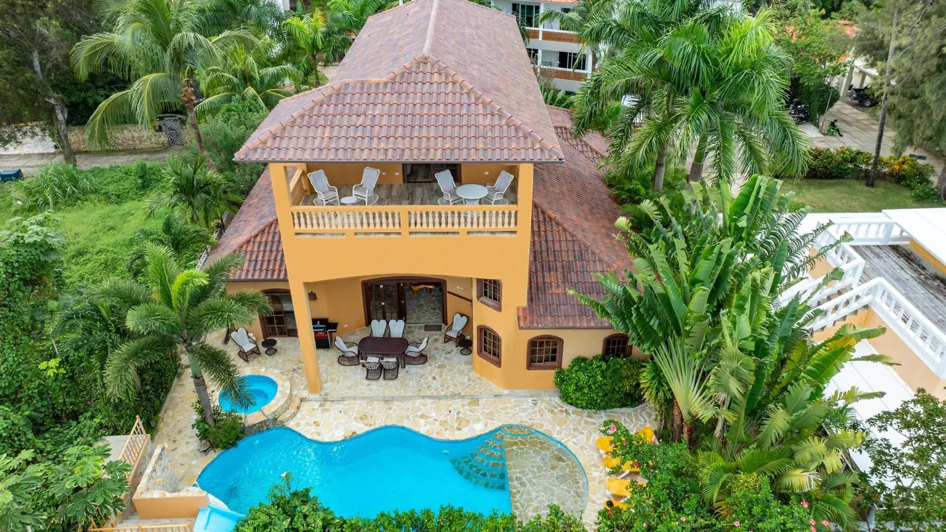 Cabarete Oceanview Villa Pool Oasis Beach Access Cafemba
