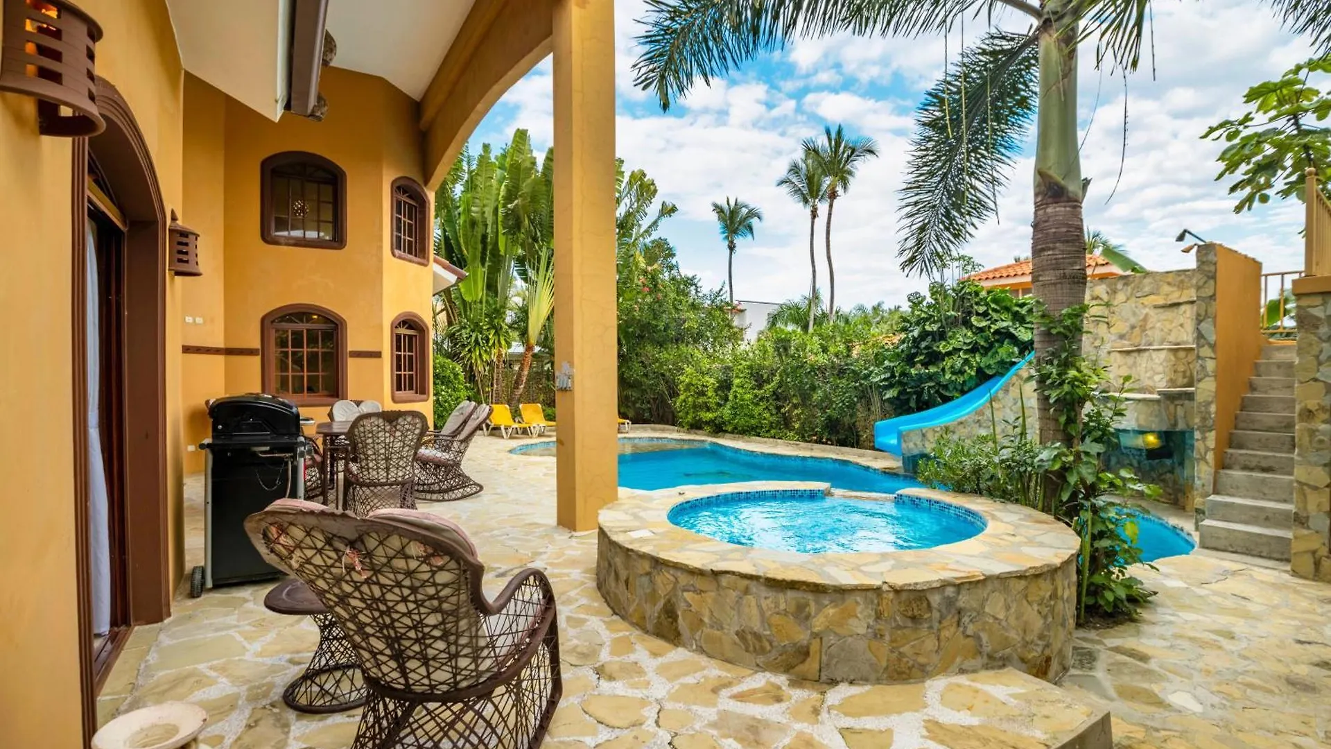 Cabarete Oceanview Villa Pool Oasis Beach Access Cafemba